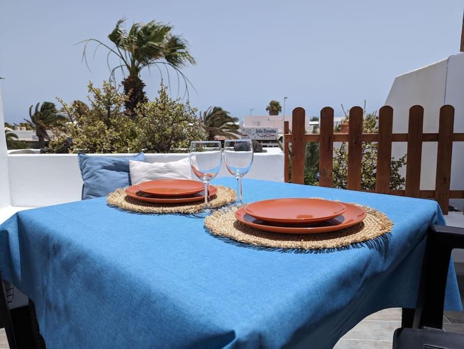 Charming Flat In Los Molinos With Terrace & Pools, Near Playa Bastian Коста-Тегисе Экстерьер фото